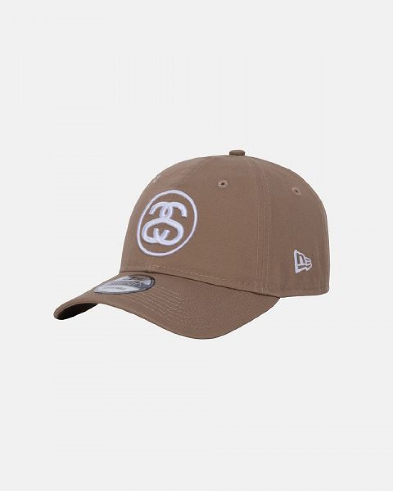 Khaki Stussy Ss Link 9twenty Caps | 0354RBXNG