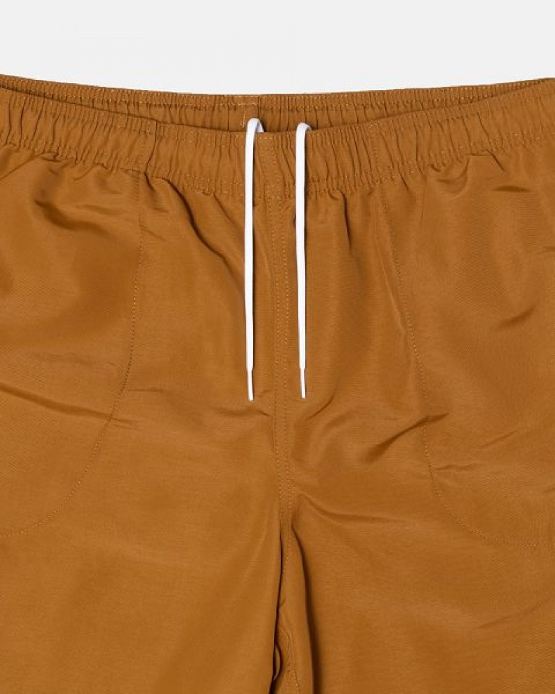 Khaki Stussy Water Stock Shorts | 7650FUHIM