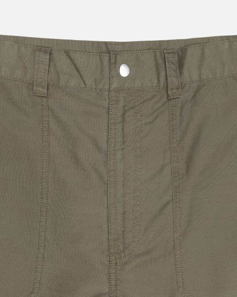 Olive Stussy Nyco Flight Pants | 2731NEKCI