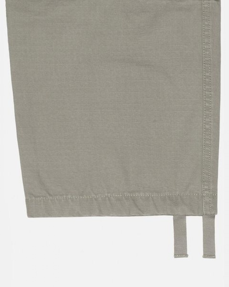 Olive Stussy Surplus Cargo Ripstop Pants | 3184FCLHY