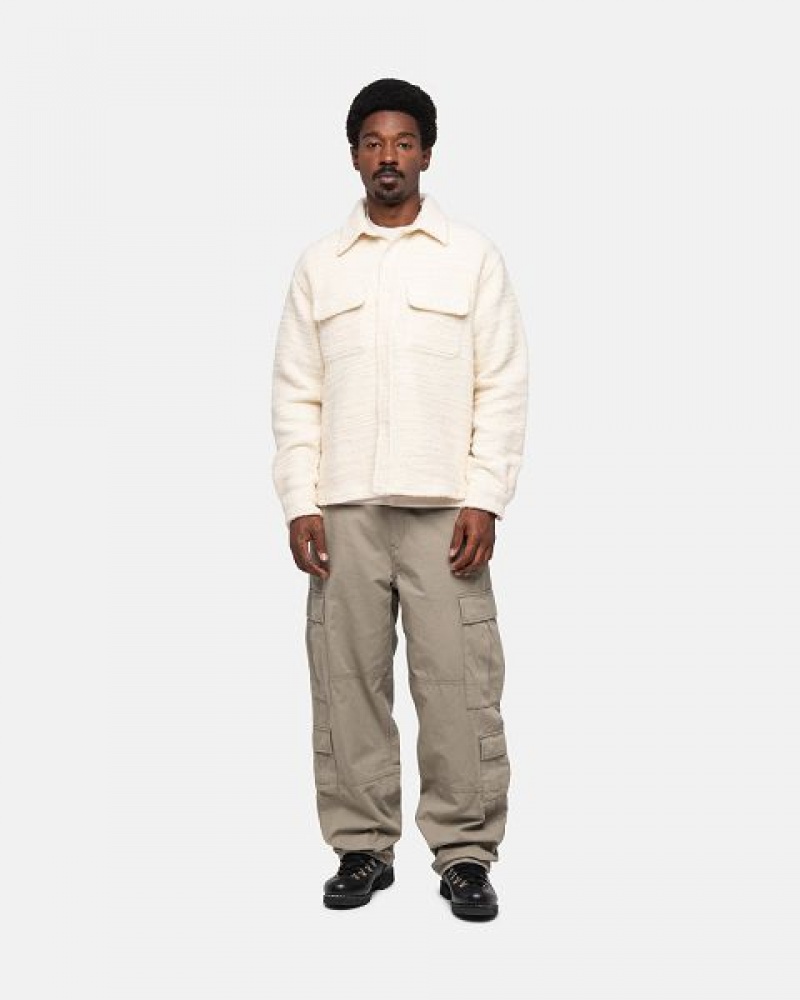 Olive Stussy Surplus Cargo Ripstop Pants | 3184FCLHY