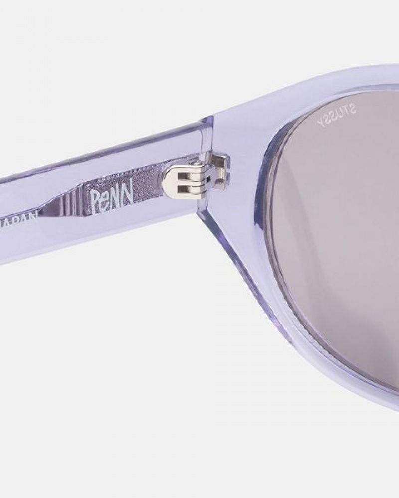 Purple Stussy Penn Sunglasses | 1695ZGIHD