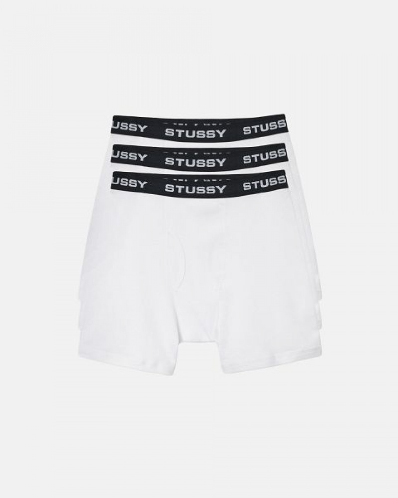 White Stussy Boxer Briefs | 2164RCETU