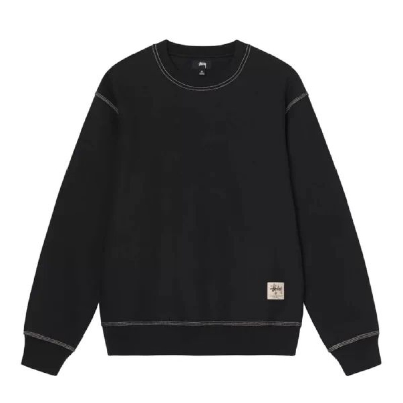 White Stussy Fresh Gear Crew Sweatshirts | 1285PAHQU