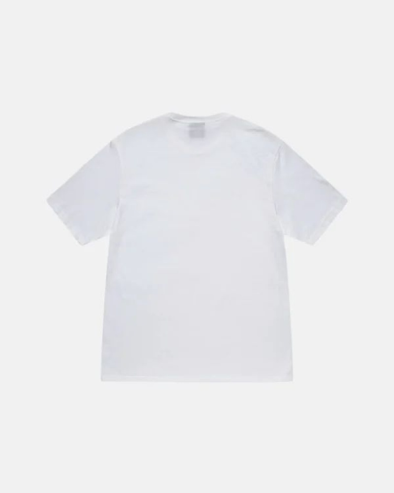 White Stussy Ladybug T Shirts | 7942ANHMO