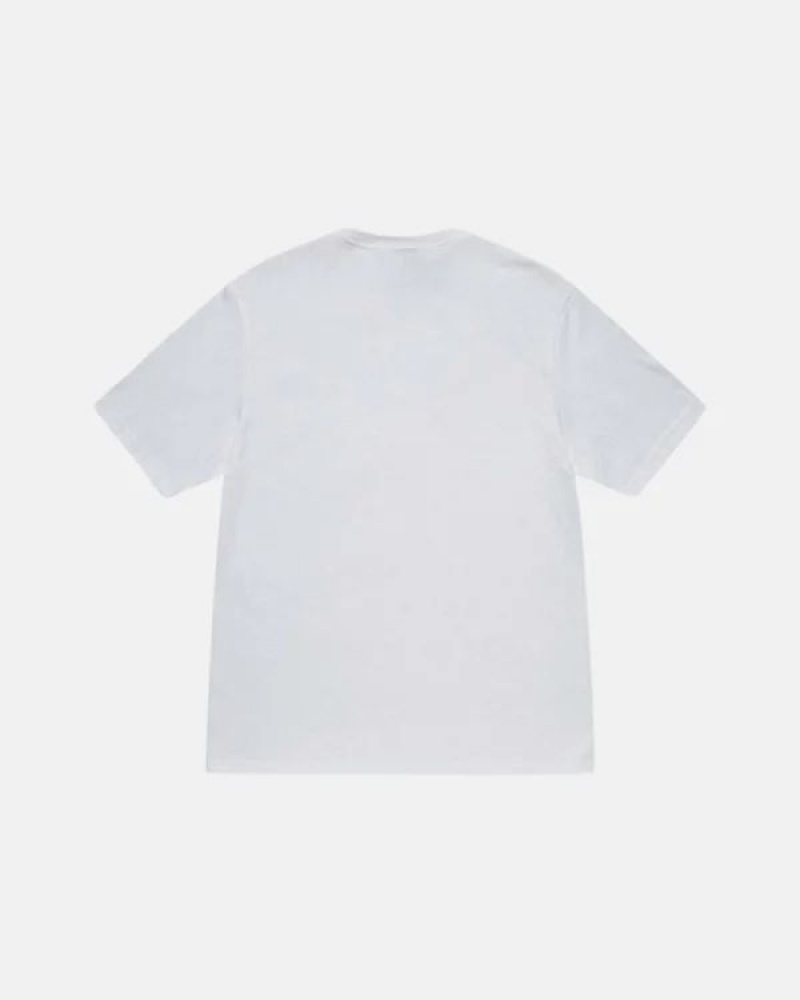 White Stussy Orchard T Shirts | 4396BESQX